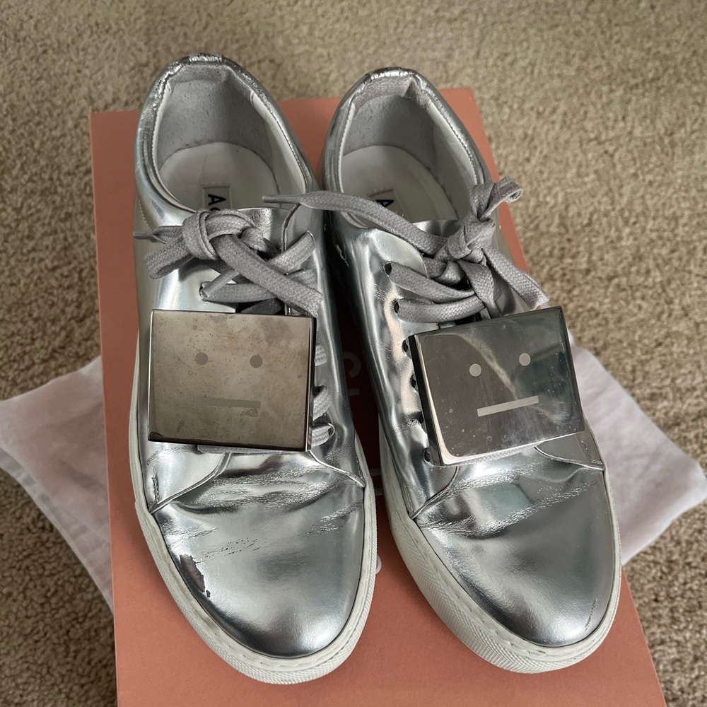 Acne studios Adriana metallic shoes